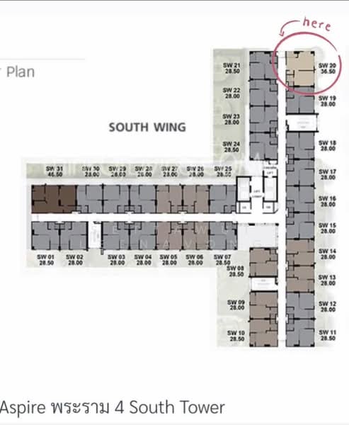 Aspire Sukhumvit-Rama 4, Bangkok, 4404 Rama 4 Road, Phra Kanong, Khlong Toei, Bangkok, 1 Bedroom, 37 sqm, Condo For Sale, by Settawut Leenavong, 500307860 - DDproperty.com