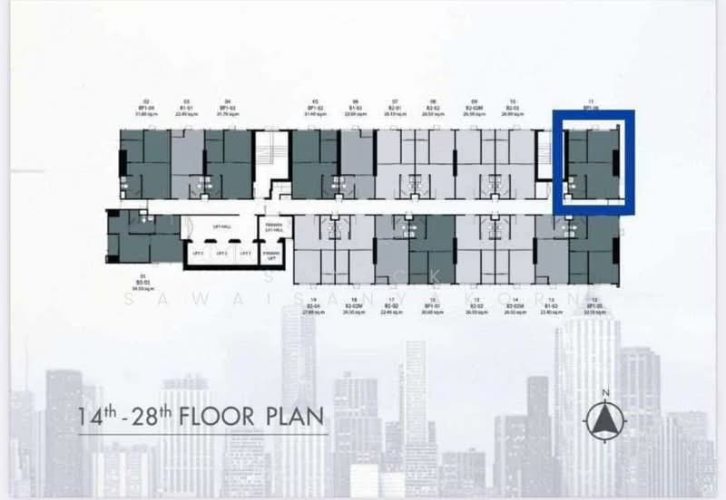 Knightsbridge Prime Ratchayothin, Bangkok, 22 Phahon Yothin, Chatuchak, Bangkok, 1 Bedroom, 33 sqm, Condo For Rent, by Sanick Sawaisanyakorn, 500307873 - DDproperty.com