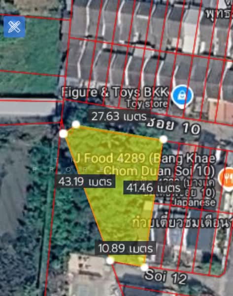 ชมเดือน 1 พุทธมณฑลสาย 2, กรุงเทพ, บางไผ่, บางแค, กรุงเทพ, 856 ตร.ม., ที่ดิน ขาย, โดย The Best Property เมย์, 500308489 - DDproperty.com