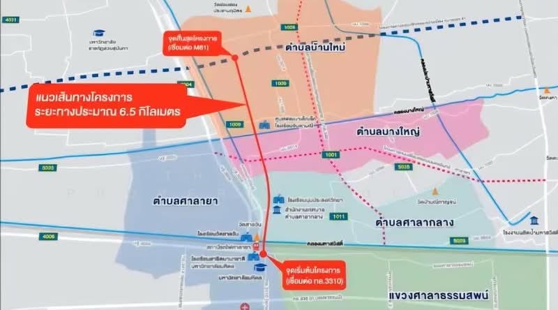 ที่ดินบางใหญ่ นนทบุรี, Nonthaburi, Bang Yai, Nonthaburi, , 6,784 sqm, Land For Sale, by The Best Property Agent แนช, 500308643 - DDproperty.com