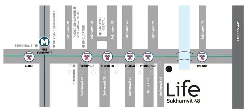 Life Sukhumvit 48, Bangkok, Soi Sukhumvit 48, Phra Kanong, Khlong Toei, Bangkok, 1 Bedroom, 35 sqm, Condo For Rent, by Hathairat Rookphan , 500309528 - DDproperty.com