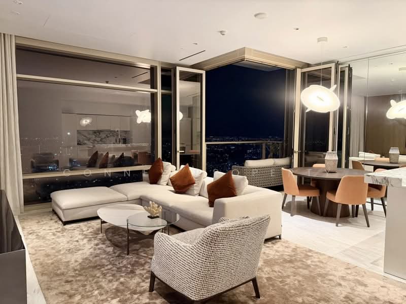 Four Seasons Private Residences : โฟร์ ซีซั่นส์ ไพรเวท เรสสิเด้นซ์, กรุงเทพ, 300 ถนนเจริญกรุง, ยานนาวา, สาทร, กรุงเทพ, 124 ตร.ม., คอนโด ให้เช่า, โดย Connex Property, 500310107 - DDproperty.com