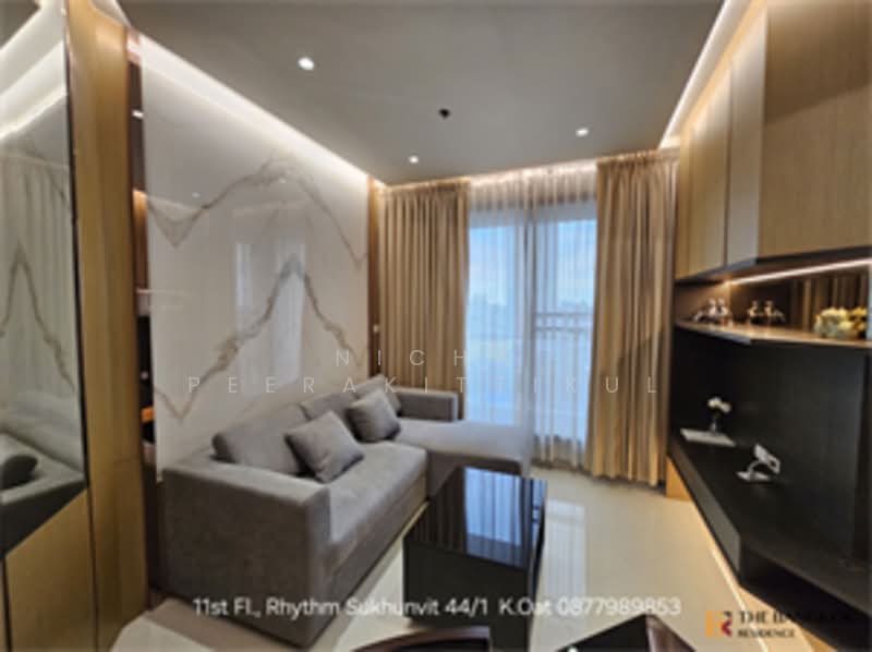 Rhythm Sukhumvit 44/1, Bangkok, Sukhumvit Road, Phra Kanong, Khlong Toei, Bangkok, 2 Bedrooms, 69 sqm, Condo For Rent, by Nicha Peerakittikul, 500310375 - DDproperty.com