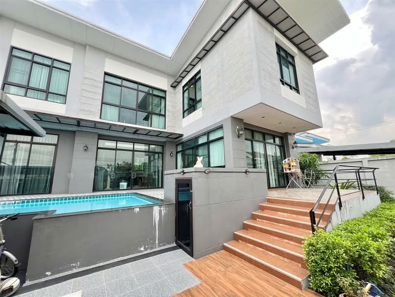 บ้านเดี่ยว 2 ชั้น 100 ตร.ว. บ้านเดี่ยว ซอยสินพัฒนาธานี5/6 ซอยทวีวัฒนา9 ซอยกระทุ่มล้ม18, Bangkok, ถนนพุทธมณฑลสาย4, Thawi Watthana, Thawi Watthana, Bangkok, 4 Bedrooms, 400 sqm, Single Detached House For Sale, by คุณ สุดาวรรณ พลอยแดง (แอน), 500312206 - DDproperty.com