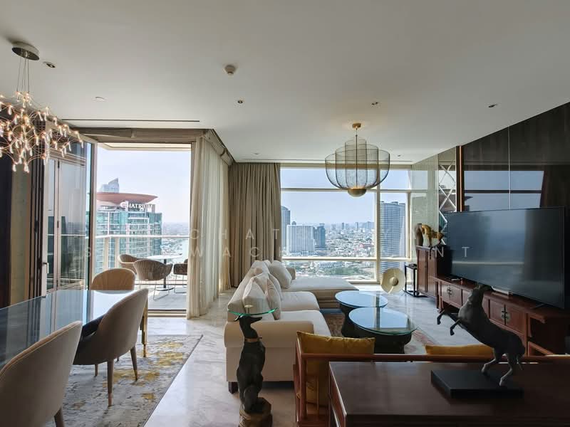 Four Seasons Private Residences, Bangkok, 300 Charoen Krung Road, Yan Nawa, Sathon, Bangkok, 3 Bedrooms, 250 sqm, Condo For Rent, by Suchatchaya Supawachiranant, 500314331 - DDproperty.com