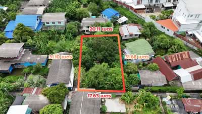 ขาย - ที่ดิน 147.9 ตร.วา ซอยจรัญสนิทวงศ์ 3 (ซอยสมชาย), กรุงเทพ