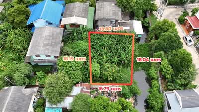 ขาย - ที่ดิน ริมคลอง 80.6 ตร.ว. ซอยจรัญสนิทวงศ์ 3 (ซอยสมชาย), กรุงเทพ