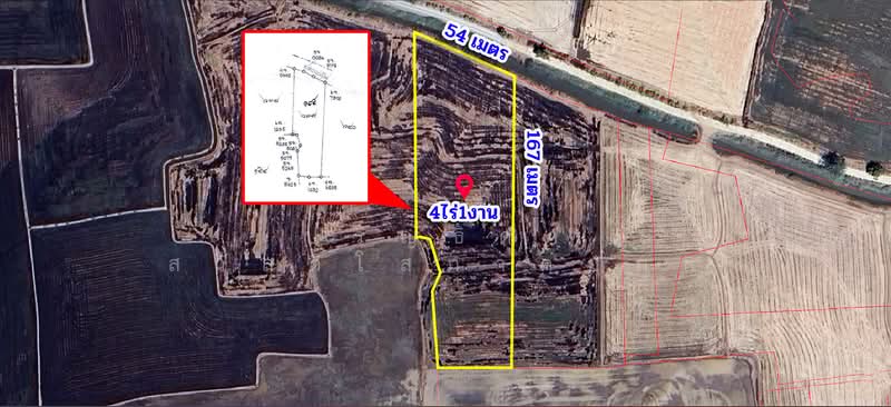 Vacant land in Mai Tra Subdistrict, Bang Sai District, Phra Nakhon Si Ayutthaya Province, Phra Nakhon Si Ayutthaya, สายปทุมธานี-เสนา, Mai Tra, Bang-Sai, Phra Nakhon Si Ayutthaya, , 6,800 sqm, Land For Sale, by Parinthida Sawuddisopakaykul, 500314977 - DDproperty.com