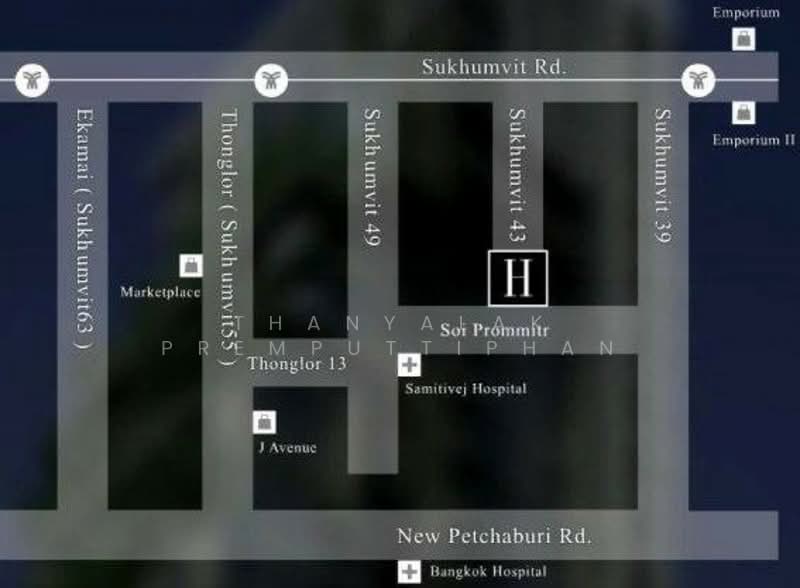 H Sukhumvit 43, Bangkok, 28 Sukhumvit 34 Road, Khlong Tan Nua, Watthana, Bangkok, 1 Bedroom, 45 sqm, Condo For Sale, by Thanyalak Premputtiphan, 500315061 - DDproperty.com
