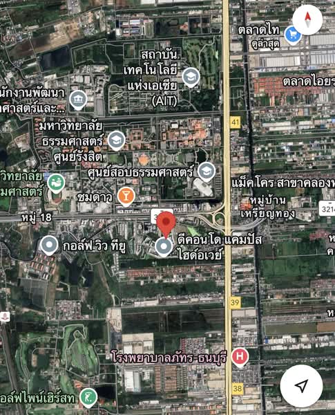 Kave TU, Pathum Thani, Khlong Luang Road, Khlong Nung, Khlong Luang, Pathum Thani, 2 Bedrooms, 34 sqm, Condo For Sale, by Wasan Wasati, 500315609 - DDproperty.com