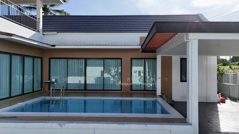 ขายบ้านเดี่ยวพูลวิลล่า พื้นที่เยอะ สไตล์รีสอร์ท หุบบอน ศรีราชา, Chon Buri (Pattaya), Khao Khan Song, Si Racha, Chon Buri (Pattaya), 3 Bedrooms, 200 sqm, Single Detached House For Sale, by Dusit Saengfa, 500315974 - DDproperty.com