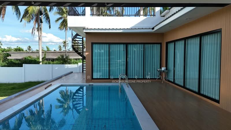 ขายบ้านเดี่ยวพูลวิลล่า พื้นที่เยอะ สไตล์รีสอร์ท หุบบอน ศรีราชา, Chon Buri (Pattaya), Khao Khan Song, Si Racha, Chon Buri (Pattaya), 3 Bedrooms, 200 sqm, Single Detached House For Sale, by Dusit Saengfa, 500315974 - DDproperty.com