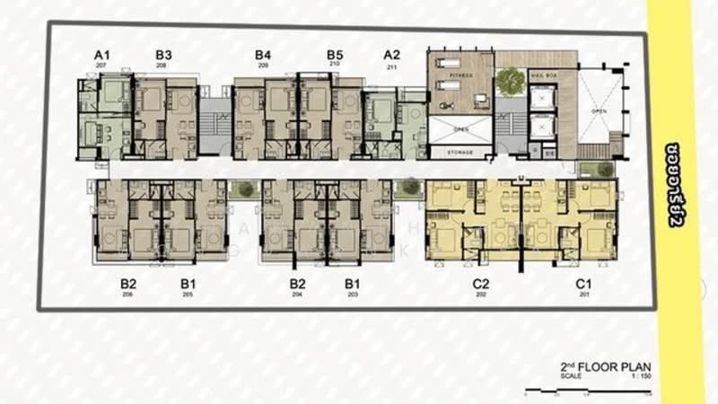 Fynn Aree, Bangkok, Soi Phaholyothin 7, Phaholyothin Road, Samsen Nai, Phaya Thai, Bangkok, 2 Bedrooms, 47 sqm, Condo For Sale, by Thananthorn Wongvarnkaseam, 500316091 - DDproperty.com