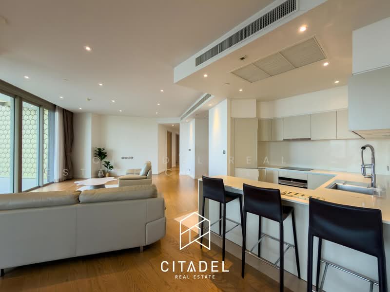 Magnolias Waterfront Residences, Bangkok, 259 Charoen Nakhon Road, Khlong Ton Sai, Khlong San, Bangkok, 3 Bedrooms, 222 sqm, Condo For Rent, by Citadel Real Estate Co., Ltd. -, 500316287 - DDproperty.com