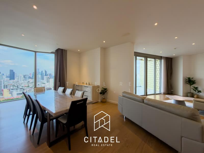 Magnolias Waterfront Residences, Bangkok, 259 Charoen Nakhon Road, Khlong Ton Sai, Khlong San, Bangkok, 3 Bedrooms, 222 sqm, Condo For Rent, by Citadel Real Estate Co., Ltd. -, 500316287 - DDproperty.com