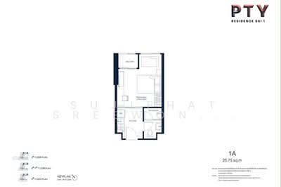 ขายดาวน์ - PTY Residence Sai 1 : พีทีวาย เรสซิเดนซ์ สาย 1, ชลบุรี