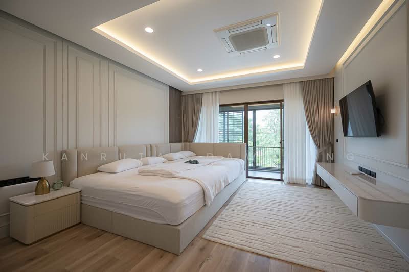 Burasiri Krungthep Kreetha, Bangkok, 95 Soi Pracha Ruam Chai, Hua Mak, Bang Kapi, Bangkok, 5 Bedrooms, 374 sqm, Single Detached House For Rent, by Kanrutai Dawruang, 500317608 - DDproperty.com