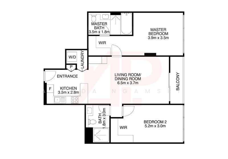 Piya Apartment Sukhumvit 15, Bangkok, 99 Sukhumvit 15, Khlongtoei Nua, Watthana, Bangkok, 2 Bedrooms, 99 sqm, Condo For Rent, by Ailada Ngamsri, 500317716 - DDproperty.com