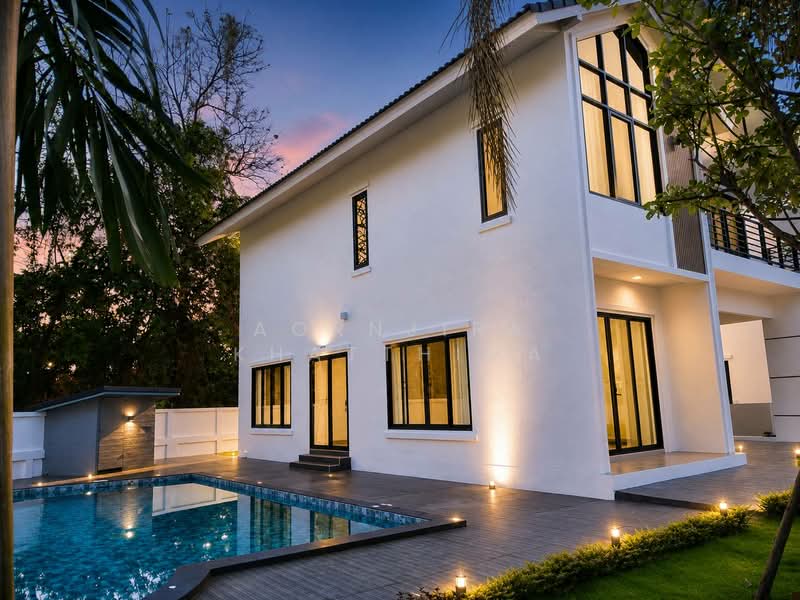 P0106/2 | หลังเดียวในโครงการ! Modern Pool Villa บ้านแหวน ใกล้กาดฝรั่งวิลเลจ 5 นาที, เชียงใหม่, บ้านแหวน, หางดง, เชียงใหม่, 360 ตร.ม., บ้านเดี่ยว ขาย, โดย Aornjira Khatthima, 500317970 - DDproperty.com