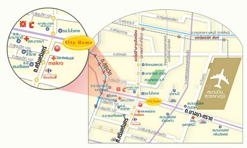 City Home ศรีนครินทร์, กรุงเทพ, ซอยลาซาน ถนนสุขุมวิท, บางนา, กรุงเทพ, 30 ตร.ม., คอนโด ขาย, โดย Sirithong Saetang, 500318548 - DDproperty.com