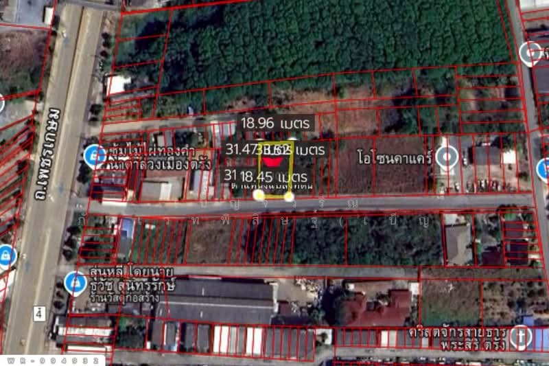 ที่ดินทับเที่ยง 154 ตร.ว. ตรัง ใกล้ โรบินสัน ไลฟ์สไตล์ ตรัง WR-994932, ตรัง, ทับเที่ยง, เมืองตรัง, ตรัง, 616 ตร.ม., ที่ดิน ขาย, โดย เบ็ญจวริณ ภัคเวทพิสิษฐ์(เบ็ญ), 500318552 - DDproperty.com