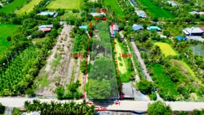 ขาย - ที่ดิน 2 ไร่ พร้อมสิ่งปลูกสร้าง ไทรน้อย - นนทบุรี, นนทบุรี
