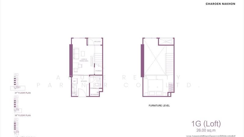 Love Charoen Nakhon, Bangkok, 1463 Charoen Nakhon Road, Bang Lam Phu Lang, Khlong San, Bangkok, 1 Bedroom, 36 sqm, Condo For Sale, by Acute Realty Partner Co.,Ltd., 500320086 - DDproperty.com