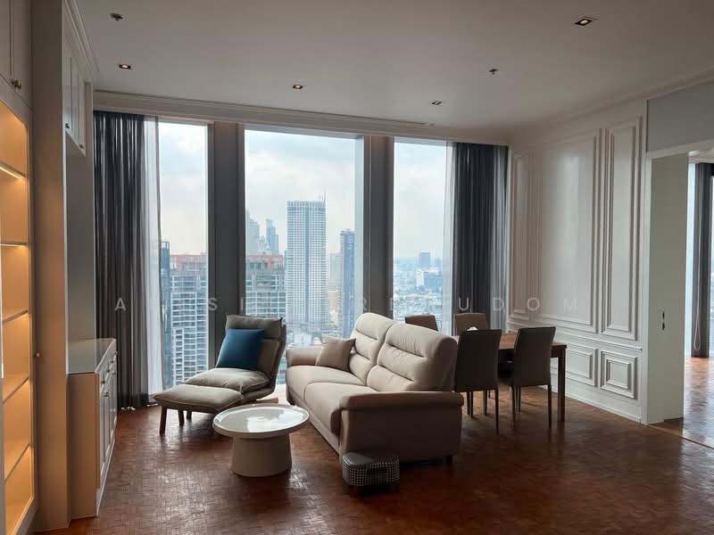 The Ritz-Carlton Residences, Bangkok, 114 Narathiwat Ratchanakarin Road, Silom, Bang Rak, Bangkok, 2 Bedrooms, 135 sqm, Condo For Rent, by Apisit Premudom, 500320089 - DDproperty.com