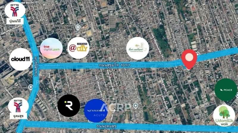 Prime Land for Sale – Sukhumvit 101/1, Central Bangkok, Near BTS, Bangkok, Bang Chak, Phra Khanong, Bangkok, , 568 sqm, Land For Sale, by Acute Realty Partner Co.,Ltd., 500320617 - DDproperty.com
