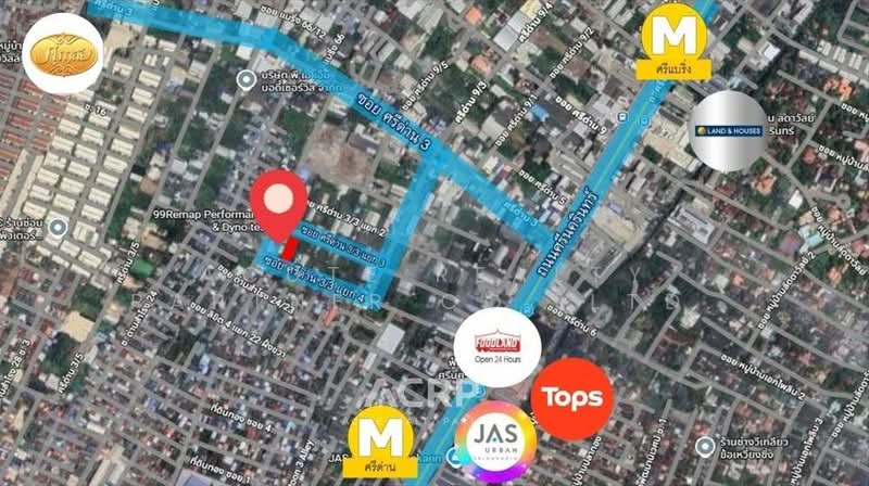 Land for Sale – Corner Plot with Two Road Frontages, Soi Sridan 3/3, near Yellow Line MRT, Samut Prakan, Samrong Nua, Muang Samut Prakarn, Samut Prakan, , 800 sqm, Land For Sale, by Acute Realty Partner Co.,Ltd., 500320641 - DDproperty.com