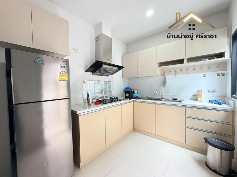 ให้เช่าบ้านแฝดหลังริม ม.มณีรินทร์ปาร์ค บางพระ ศรีราชา, Chon Buri (Pattaya), Bang Phra, Si Racha, Chon Buri (Pattaya), 3 Bedrooms, 100 sqm, Semi-Detached House (Twin House) For Rent, by Dusit Saengfa, 500321055 - DDproperty.com