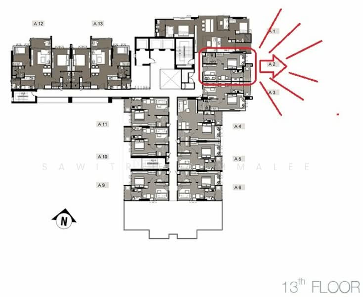 The Room BTS Wongwianyai, กรุงเทพ, 44 KrungThonBuri Road, คลองต้นไทร, คลองสาน, กรุงเทพ, 48 ตร.ม., คอนโด ขาย, โดย Sawitree Simmalee, 500321671 - DDproperty.com