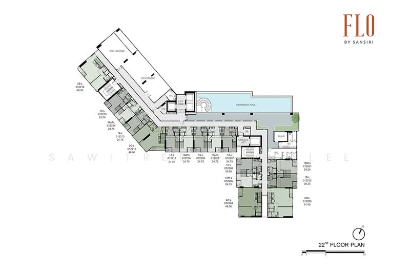 FLO by Sansiri, Bangkok, Somdet Chaopraya Road, Khlong San, Bangkok, 1 Bedroom, 44 sqm, Condo For Sale, by Sawitree Simmalee, 500321711 - DDproperty.com