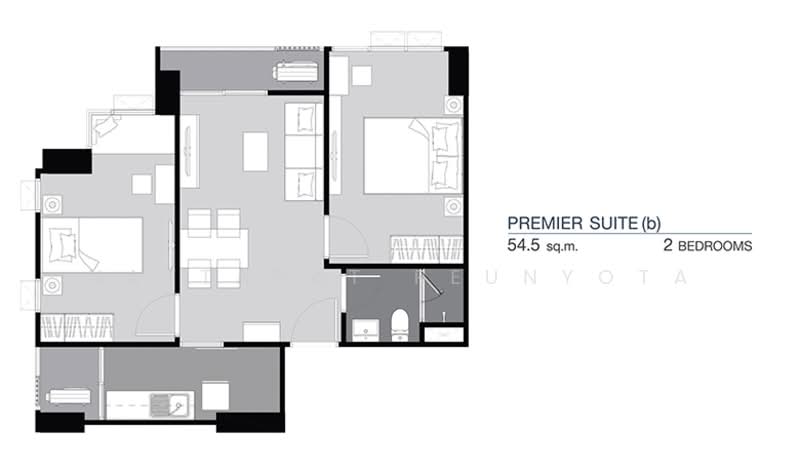 Supalai Loft Prajadhipok-Wongwian Yai, Bangkok, Prajadhipok Road, Somdet Chao Phraya, Khlong San, Bangkok, 2 Bedrooms, 54 sqm, Condo For Sale, by Nattapat Reunyota, 500322388 - DDproperty.com