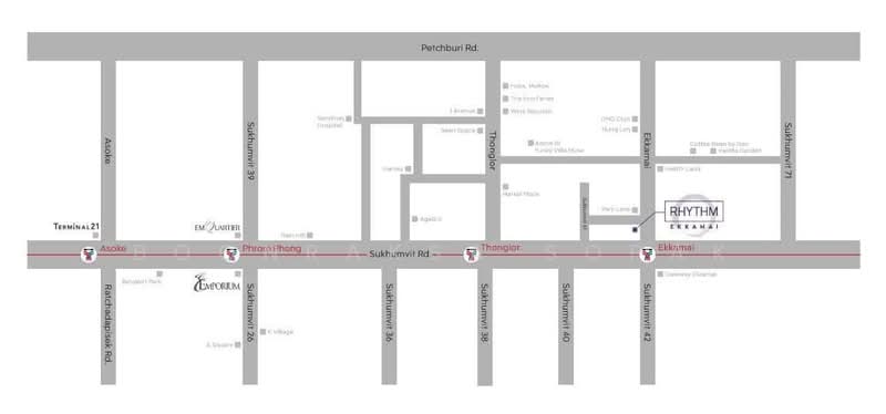 Rhythm Ekkamai, Bangkok, 11 Soi Sukhumvit 63, Khlongtoei Nua, Watthana, Bangkok, Studio, 31 sqm, Condo For Rent, by Boonraksa Sopak, 500322610 - DDproperty.com