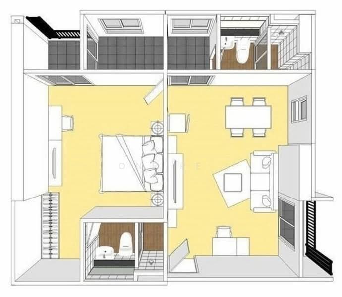 Regent Home Bangson 2 Phase 28 : รีเจ้นท์ โฮม บางซ่อน โครงการ 2 เฟส 28, กรุงเทพ, ถนนกรุงเทพ-นนทบุรี, บางซื่อ, กรุงเทพ, 56 ตร.ม., คอนโด ขาย, โดย One Re., 500323220 - DDproperty.com