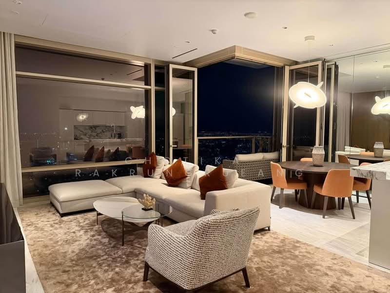 Four Seasons Private Residences, Bangkok, 300 Charoen Krung Road, Yan Nawa, Sathon, Bangkok, 2 Bedrooms, 114 sqm, Condo For Rent, by Chotika Rakrungrueang, 500324480 - DDproperty.com