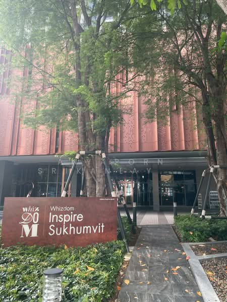 Whizdom Inspire Sukhumvit : วิซดอม อินสปาย สุขุมวิท, กรุงเทพ, ถนนสุขุมวิท, บางจาก, พระโขนง, กรุงเทพ, 50 ตร.ม., คอนโด ให้เช่า, โดย Anyaporn Srikanlayanabut, 500325001 - DDproperty.com