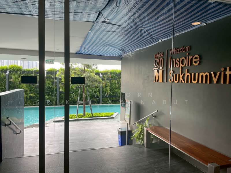 Whizdom Inspire Sukhumvit : วิซดอม อินสปาย สุขุมวิท, กรุงเทพ, ถนนสุขุมวิท, บางจาก, พระโขนง, กรุงเทพ, 50 ตร.ม., คอนโด ให้เช่า, โดย Anyaporn Srikanlayanabut, 500325001 - DDproperty.com
