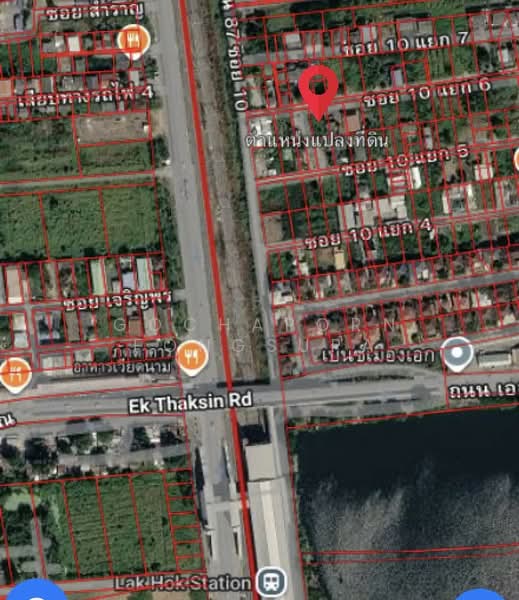 ขายที่ดินเปล่า 1 งาน ที่ดิน ใกล้รถไฟฟ้า สถานีหลักหก, ปทุมธานี, พหลโยธิน 87 ซอย 10 แยก 6, ประชาธิปัตย์, ธัญบุรี, ปทุมธานี, 400 ตร.ม., ที่ดิน ขาย, โดย Gochaporn Fongsupa, 500326152 - DDproperty.com