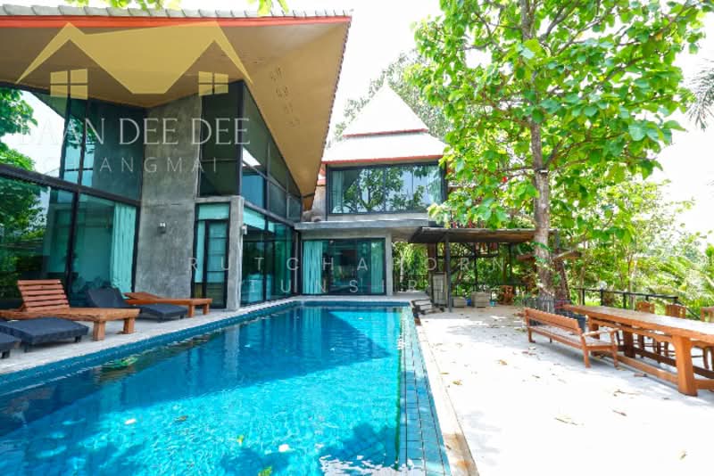 Pool Villa ให้เช่า – ใกล้สนามสมโภช700ปี เพียง 5 นาที ค่าเช่า 120,000 บาท / เดือน No.10P004, Chiang Mai, Don Kaeo, Mae Rim, Chiang Mai, 4 Bedrooms, 200 sqm, Single Detached House For Rent, by Rutchaporn Tunsiri, 500326463 - DDproperty.com