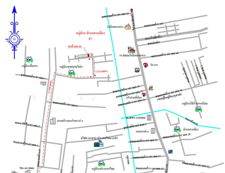 Baan Klang Muang Ladprao 87 : บ้านกลางเมือง ลาดพร้าว 87, กรุงเทพ, ซอยลาดพร้าว 87, คลองเจ้าคุณสิงห์, วังทองหลาง, กรุงเทพ, 144 ตร.ม., ทาวน์เฮ้าส์ ขาย, โดย ปิยวาสน์ เขียวอุไร, 500326750 - DDproperty.com