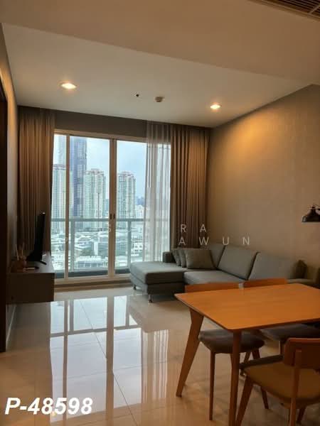 Menam Residences, Bangkok, 2088 Charoenkrung Road, Wat Prayakrai, Bang Kho Laem, Bangkok, 1 Bedroom, 47 sqm, Condo For Rent, by Susira Prueksawun, 500327994 - DDproperty.com