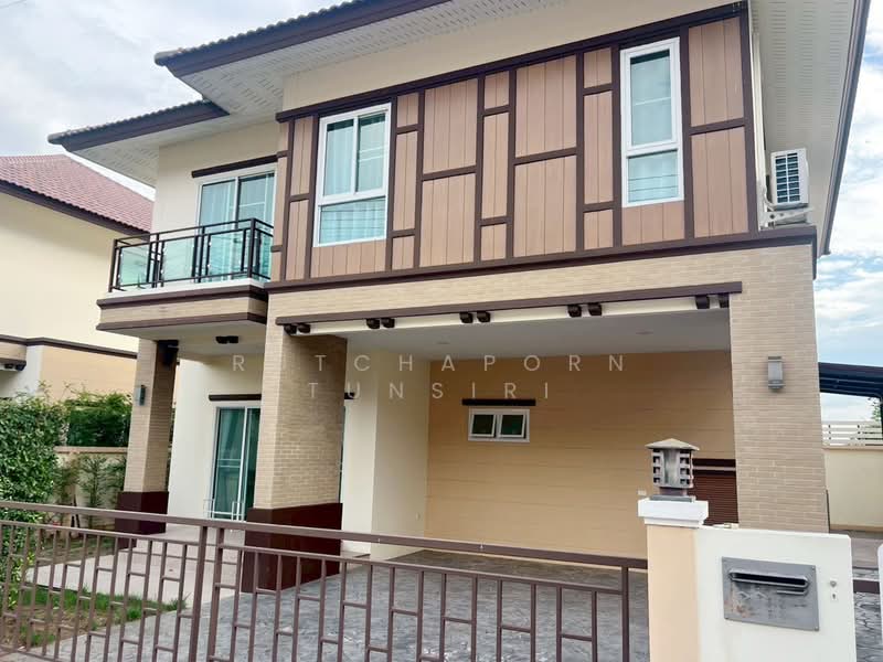 บ้านให้เช่า – ใกล้ตลาดเจริญเจริญ เพียง 5 นาที ค่าเช่า 28,000 บาท / เดือน รหัสทรัพย์ : No.13H714, Chiang Mai, San Kamphaeng, Chiang Mai, 3 Bedrooms, 150 sqm, Single Detached House For Rent, by Rutchaporn Tunsiri, 500328595 - DDproperty.com