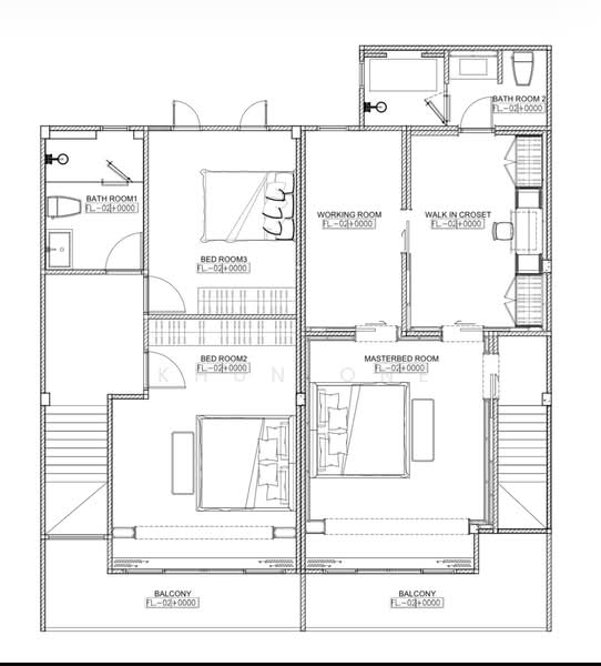 บ้านแฝด 500 ม. จาก BTS อ่อนนุชบ้านรีโนเวทใหม่สไตล์ Modern Minimalist, กรุงเทพ, พระโขนงเหนือ, วัฒนา, กรุงเทพ, 280 ตร.ม., บ้านแฝด ขาย, โดย Khun One, 500329400 - DDproperty.com