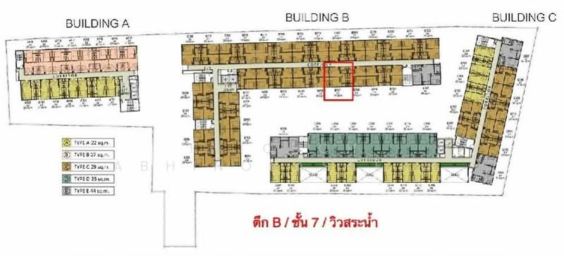 Monte Rama 9-Ramkhamhang, Bangkok, Soi Ramkhamhang 8 Yak 10 (Udomyot 2), Hua Mak, Bang Kapi, Bangkok, 1 Bedroom, 29 sqm, Condo For Sale, by Intouch Abhinorasaeth, 500329491 - DDproperty.com