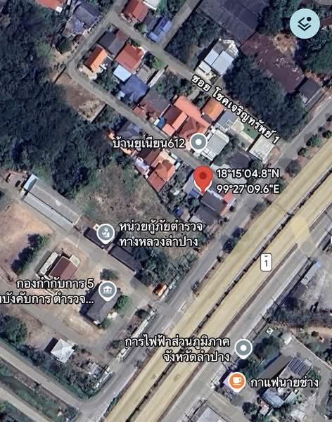 ที่ดิน เชิงพาณิชย์ เมืองลำปาง ติดถนนพหลโยธิน 8 เลน, Lampang, พหลโยธิน, Chom phu, Muang Lampang, Lampang, , 900 sqm, Land For Sale, by Wasan Wasati, 500329661 - DDproperty.com