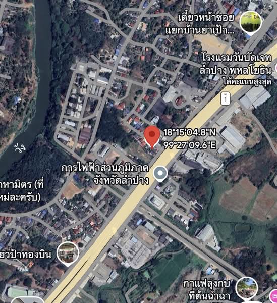 ที่ดิน เชิงพาณิชย์ เมืองลำปาง ติดถนนพหลโยธิน 8 เลน, ลำปาง, พหลโยธิน, ชมพู, เมืองลำปาง, ลำปาง, 900 ตร.ม., ที่ดิน ขาย, โดย วสันต์ วะสะติ, 500329661 - DDproperty.com