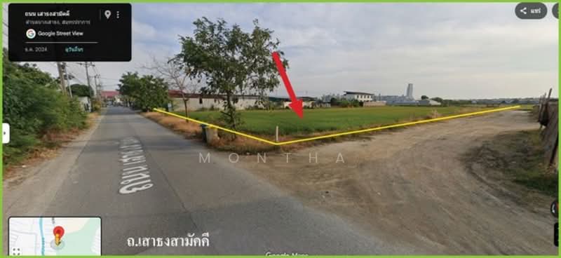 ที่ดิน, Samut Prakan, เสาธงสามัคคี, Bang Sao Thong, Samut Prakan, , 6,012 sqm, Land For Sale, by Montha, 500330036 - DDproperty.com