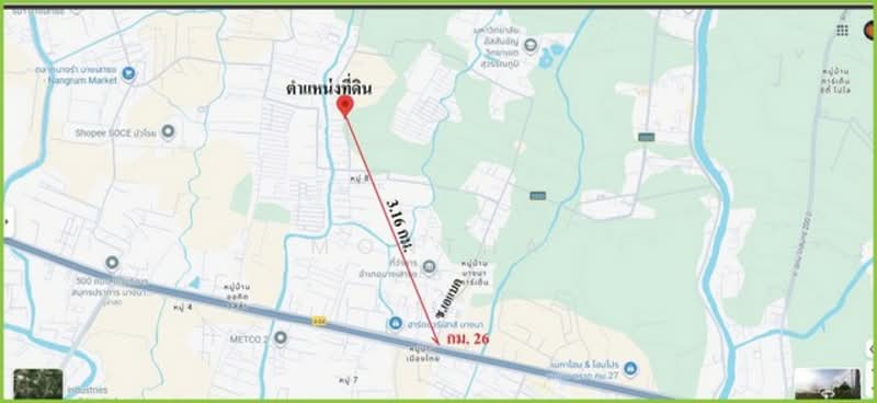 ที่ดิน, Samut Prakan, เสาธงสามัคคี, Bang Sao Thong, Samut Prakan, , 1,600 sqm, Land For Sale, by Montha, 500330201 - DDproperty.com